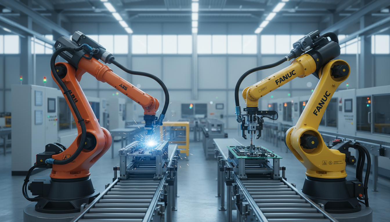 ABB vs Fanuc : quel bras robotisé pour votre usine ?