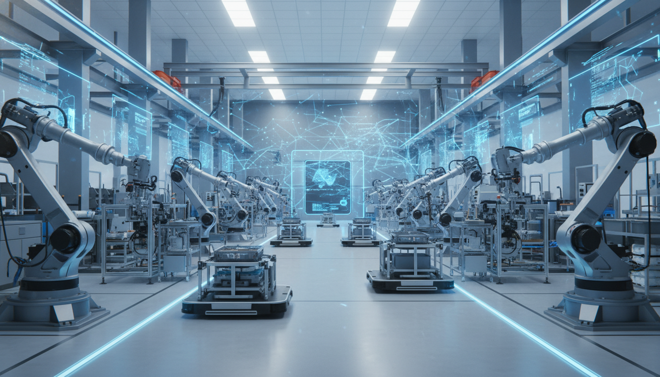 5G industrielle : la technologie qui libère les usines robotisées