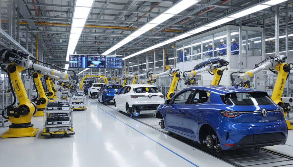découvrez comment renault a transformé son usine electricity grâce à l'automatisation, améliorant la production, la qualité et l'efficacité énergétique.