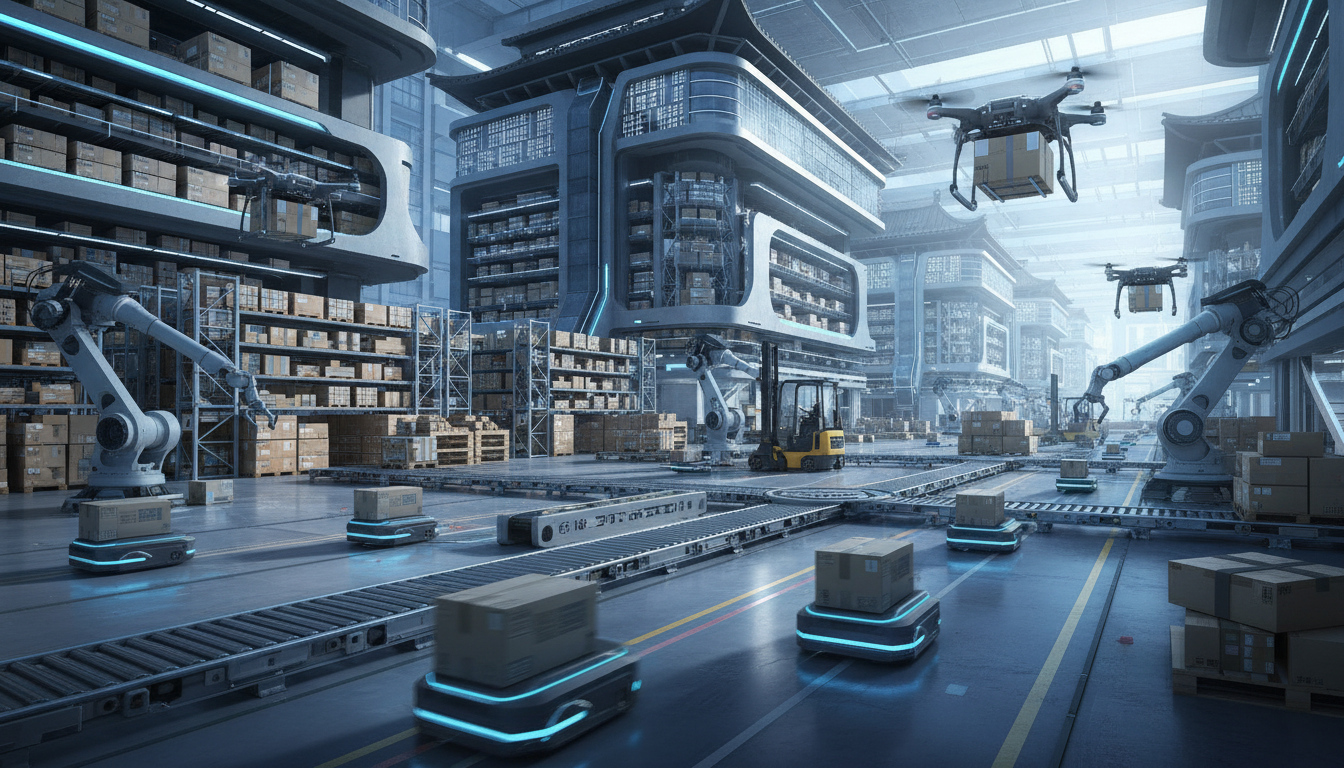 Logistique : Amazon, Alibaba et la course à l&rsquo;automatisation