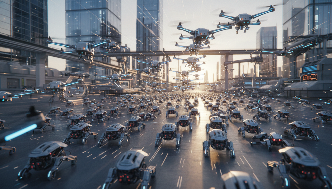Swarm robotics : quand des flottes entières s’auto-organisent