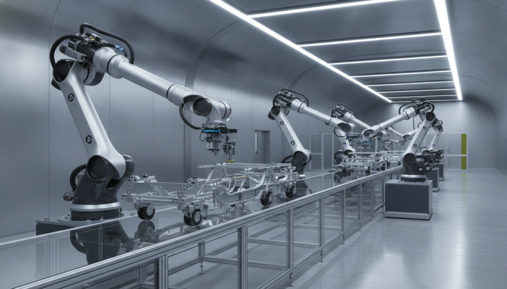 découvrez comau, le leader italien de la robotique industrielle, spécialisé dans des solutions innovantes pour l'automatisation et l'efficacité manufacturière.