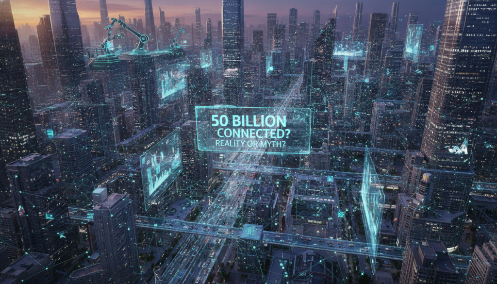 découvrez si le chiffre impressionnant de 50 milliards d'objets connectés est un mythe ou une réalité dans notre analyse approfondie des technologies iot actuelles et futures.