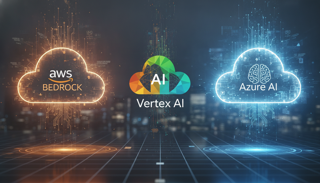 AWS Bedrock, Azure AI, Vertex AI : le match des plateformes IA cloud