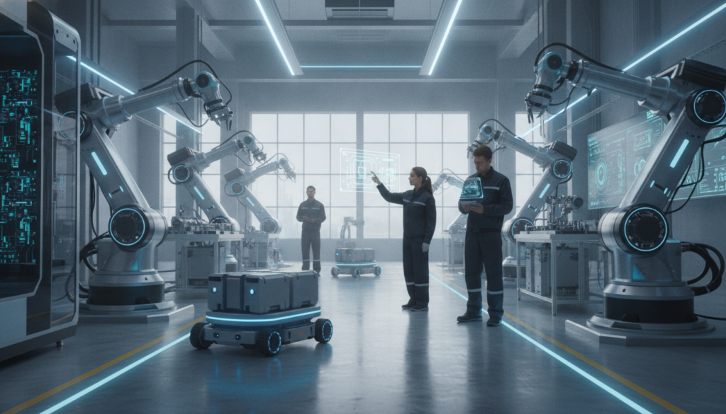 découvrez les 10 start-ups de la robotique industrielle à suivre en 2026, innovant dans l'automatisation et les technologies avancées pour transformer l'industrie.