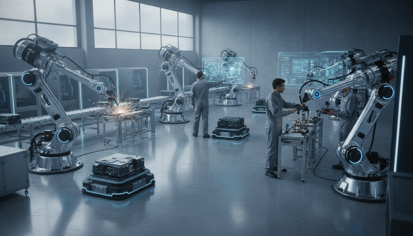 Pénurie de main-d&rsquo;œuvre : la robotique industrielle à la rescousse