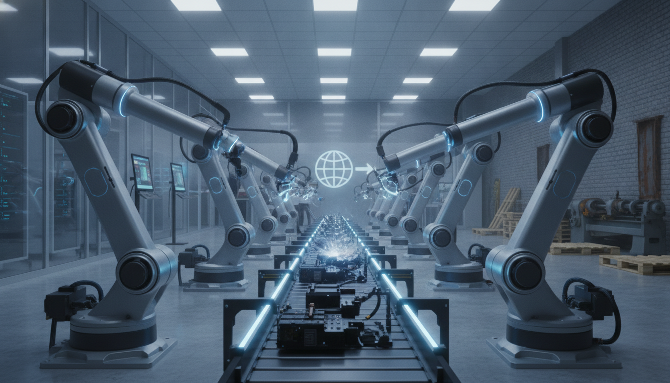 Reshoring industriel : comment les robots rapatrient les usines