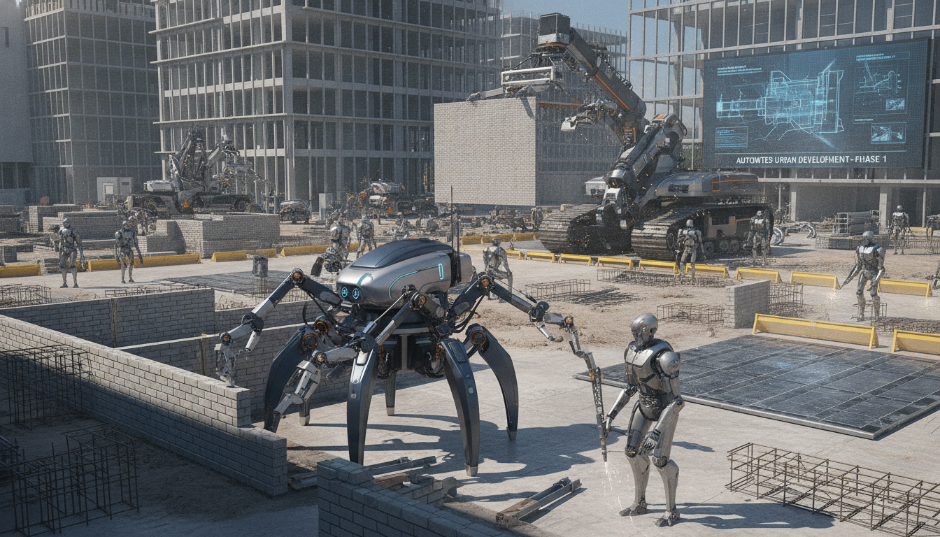 Construction : les premiers chantiers robotisés sont là